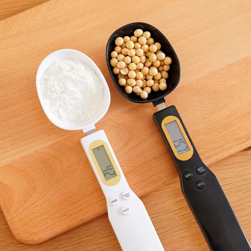 Мережна ложка з вагою 500 г Cooking Scale Pro, поділ 0,1, біла - фото 3