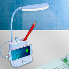 Настольная аккумуляторная LED лампа Bionic Desk Lamp, сенсорная, с функцией Power Bank, белая