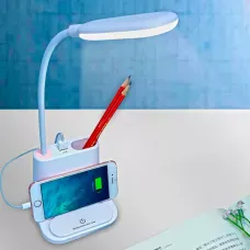 Настільна акумуляторна LED-лампа Bionic Desk Lamp, сенсорна, з функцією Power Bank, біла