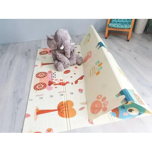 Спінений дитячий розвиваючий килимок XPE Children GO 180* 120 , двосторонній, з текстурованим покриттям - фото 3