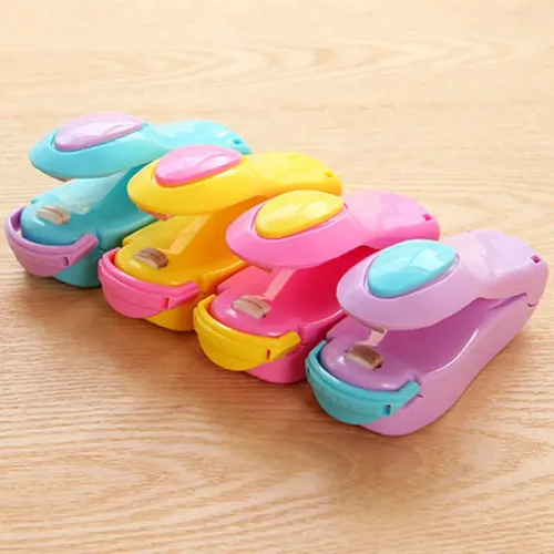 Ручной запайщик пакетов type mini sealing, для удобного хранения, на батарейках - фото 3