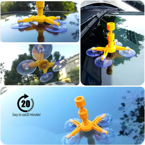 Повний набір для ремонту лобового скла Sunroz Windshield Repair Kit - фото 2