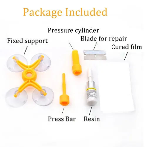 Повний набір для ремонту лобового скла Sunroz Windshield Repair Kit - фото 4