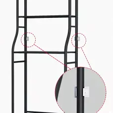 Посилена стійка на пральну машину Sailboat Washing Machine Rack TM-021, висотою 163 см, біла