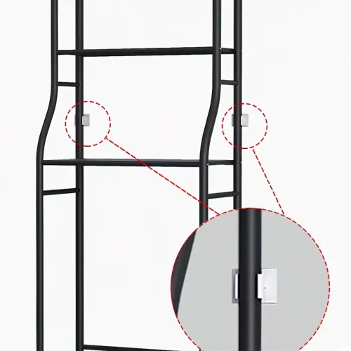 Усиленная стойка на стиральную машину Sailboat Washing Machine Rack TM-021, высотой 163 см, белая - фото 6