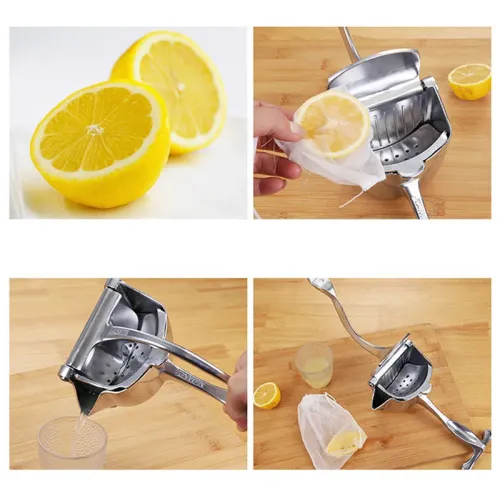 Ручна соковижималка прес з затиском Juicer Kitchen Pro, носик для розливу - фото 2