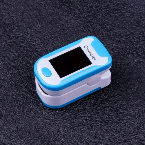 Портативний пульсоксиметр на палець Pulse oximeter bl-230 на батарейках – перевірка насичення крові киснем - фото 2