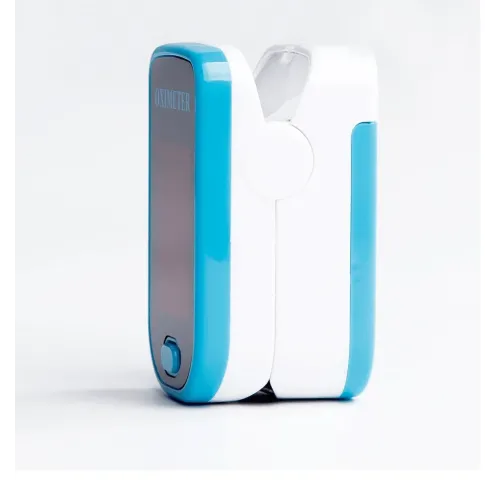 Портативний пульсоксиметр на палець Pulse oximeter bl-230 на батарейках – перевірка насичення крові киснем - фото 3