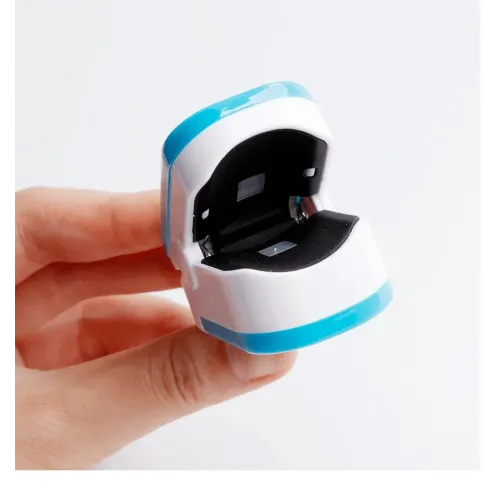Портативний пульсоксиметр на палець Pulse oximeter bl-230 на батарейках – перевірка насичення крові киснем - фото 5