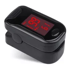 Портативний пульсоксиметр на палець Pulse oximeter bl-230 на батарейках – перевірка насичення крові киснем