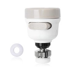 Насадка-аератор на кран Water Saver 360 для економії води до 50%, 3 режими, з обертанням на 360 градусів