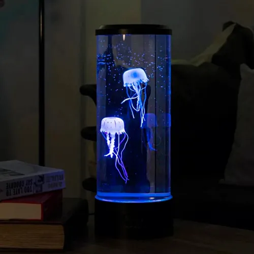 Велика лампа нічник медузи 28см Jellyfish MOOD Lamp, 7 режимів світіння, 2 медузи в комплекті - фото 3