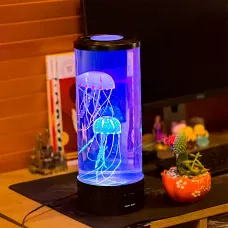 Велика лампа нічник медузи 28см Jellyfish MOOD Lamp, 7 режимів світіння, 2 медузи в комплекті