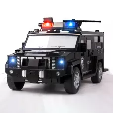 Дитяча скарбничка сейф машинка в стилі gelandewagen G63, Поліція. з кодовим замком, купюроприймач