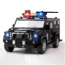 Дитяча скарбничка сейф машинка в стилі gelandewagen G63, Поліція. з кодовим замком, купюроприймач