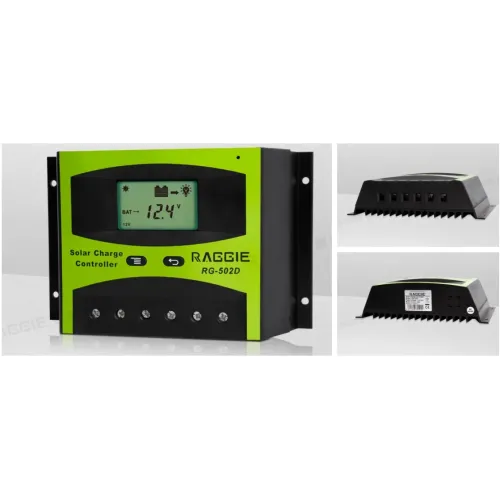 Контроллер заряда солнечной панели Raggie RG-502D, 12V/24V 40A. Оригинальный Solar charge controller - фото 2