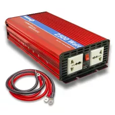 Портативный преобразователь напряжения 12/220 POWERone PLUS PI-2500. Инвертор 2500 Вт, для аккумуляторов