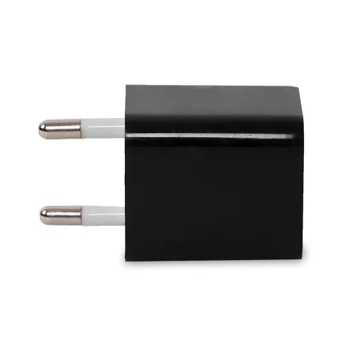 Адаптер живлення CUBE Pro від мережі 100-240 В 2 USB,  1 А/2.1A, чорний, глянсовий - фото 2