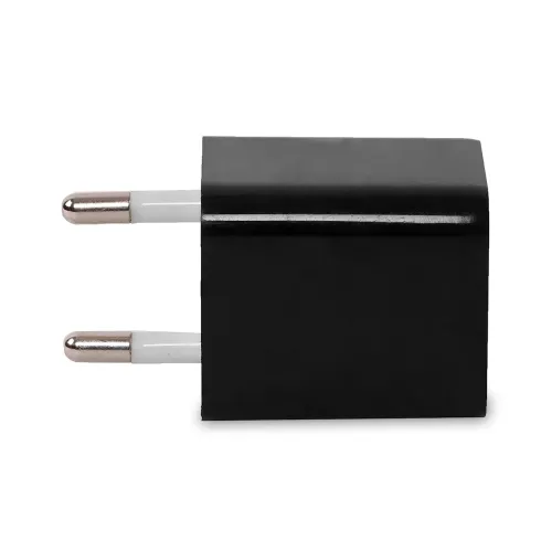 Адаптер живлення CUBE Pro від мережі 100-240 В 2 USB,  1 А/2.1A, чорний, глянсовий - фото 2