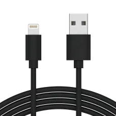 Кабель AMAZON USB-Lightning для заряджання смартфона, 1 метр, 3 А