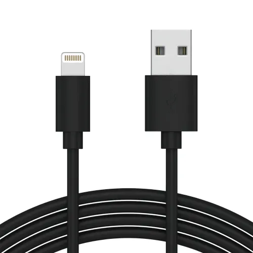 Кабель AMAZON USB-Lightning для заряджання смартфона, 1 метр, 3 А