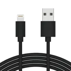 Кабель AMAZON USB-Lightning для заряджання смартфона, 1 метр, 3 А