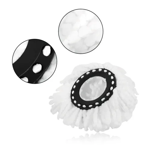 Насадка для швабра Spin MOP 360, запасна, з мікрофібри, 22 см - фото 3