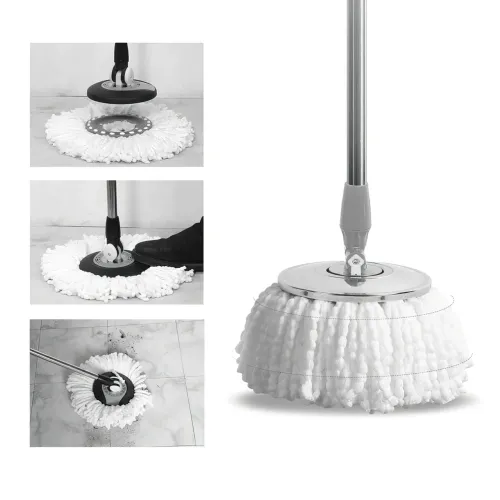 Насадка для швабра Spin MOP 360, запасна, з мікрофібри, 22 см - фото 2