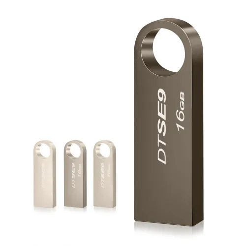 USB-флешнакопичувач Kingston DTSE9, 16 Гб, USB 2.0, металевий - фото 5