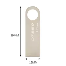 USB флеш-накопитель Kingston DTSE9, 16 Гб, USB 2.0, металлический