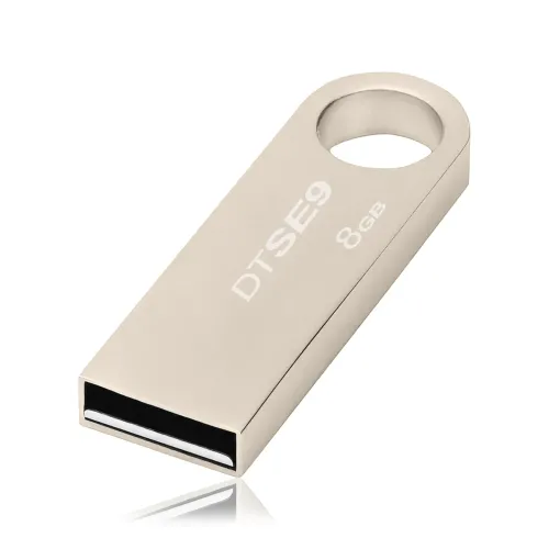 USB-флешнакопичувач Kingston DTSE9, 8 Гб, USB 2.0, металевий