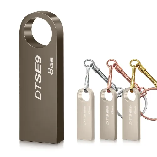 USB-флешнакопичувач Kingston DTSE9, 8 Гб, USB 2.0, металевий - фото 6