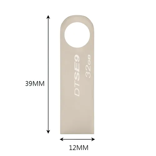 USB-флешнакопичувач Kingston DTSE9, 32 Гб, USB 2.0, металевий - фото 7