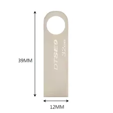 USB флеш-накопитель Kingston DTSE9, 32 Гб, USB 2.0, металлический