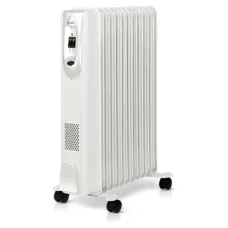 Обігрівач масляний 7 секцій Crownberg CB7S Pro, білий колір, 1500W