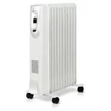 Обогреватель масляный 7 секций Crownberg CB7S Pro, белый цвет, 1500W