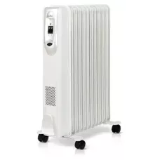Обігрівач масляний 7 секцій Crownberg CB7S Pro, білий колір, 1500W