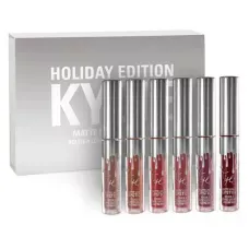 Набір матових помад Kylie Holiday Edition (Кайлі срібло)
