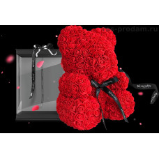 Большой Мишка из роз в 3D Oh My Teddy  40 см высотой