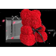 Большой Мишка из роз в 3D Oh My Teddy  40 см высотой