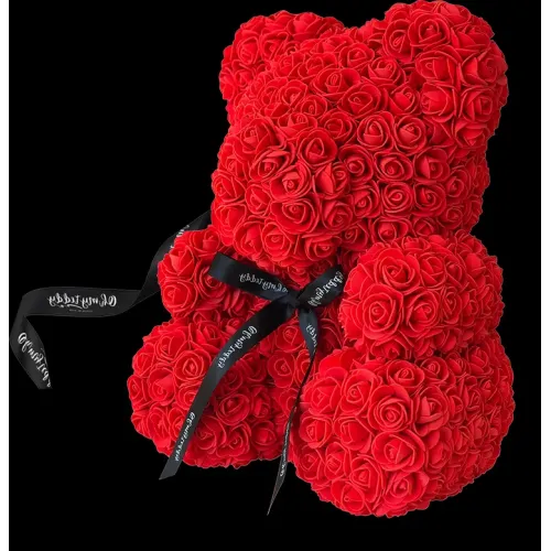 Большой Мишка из роз в 3D Oh My Teddy  40 см высотой