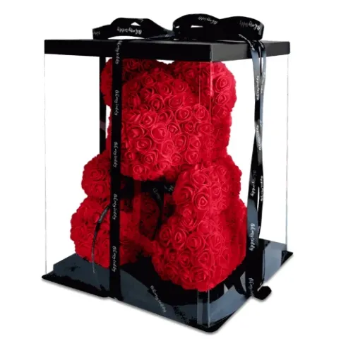 Большой Мишка из роз в 3D Oh My Teddy  40 см высотой - фото 9