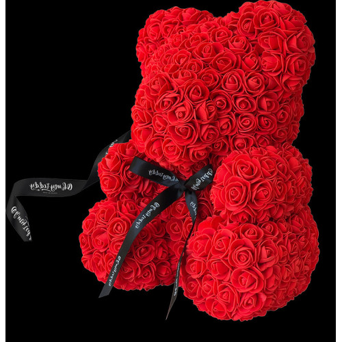 Великий Ведмедик з троянд у 3D Oh My Teddy 40 см заввишки - фото 2