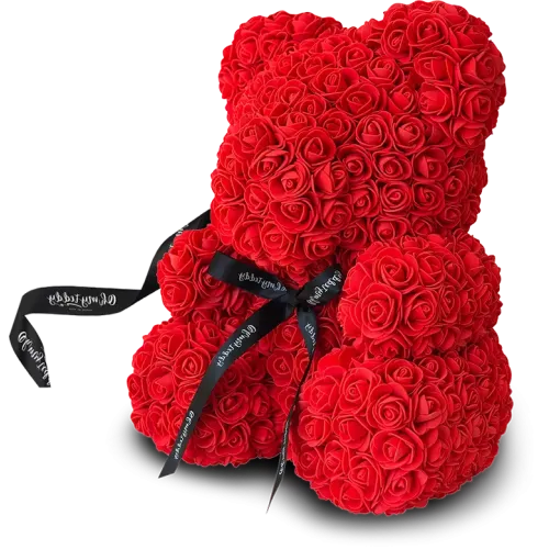 Великий Ведмедик з троянд у 3D Oh My Teddy 40 см заввишки