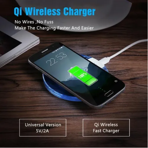 Бездротовий зарядний пристрій 1A - Wireless Charger Fantasy Android, IOS - фото 7