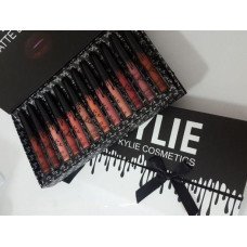 Набір KYLIE Black edition чорна з бантиком (12 помад)