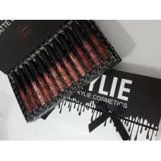 Набір KYLIE Black edition чорна з бантиком (12 помад)