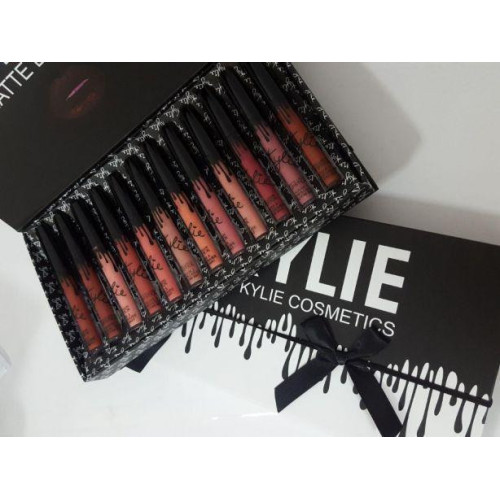 Набор KYLIE Black edition черная с бантиком (12 помад)