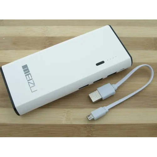Power bank Meizu 30000 mAh 3 USB + ліхтар LED - фото 6
