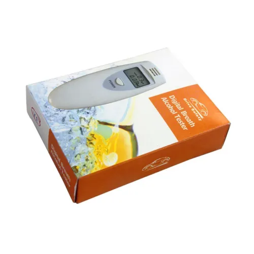 Карманный цифровой Alcohol Tester алкотестер с LCD Digital Breath, Белый - фото 6